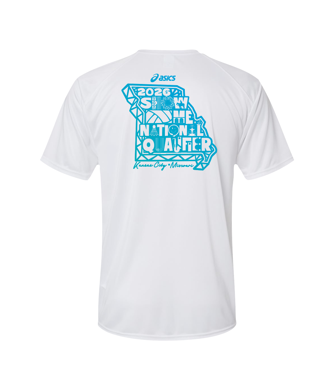 26 SMNQ Main Tech Tee-White