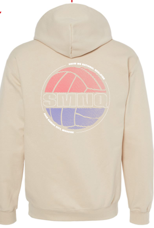 25 SMNQ ASICS Relaxed Pullover Hoodie-Oatmeal