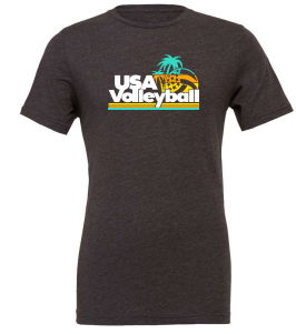 25 Beach Pro USAV SS-Dark Heather