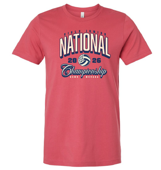 26 GJNC 18s Roster Tee - Vintage Red