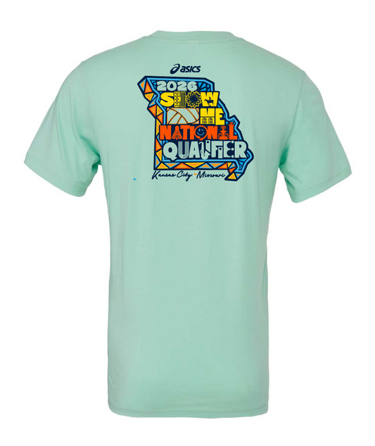 26 SMNQ ASICS SS Main Tee- Illuminate Mint