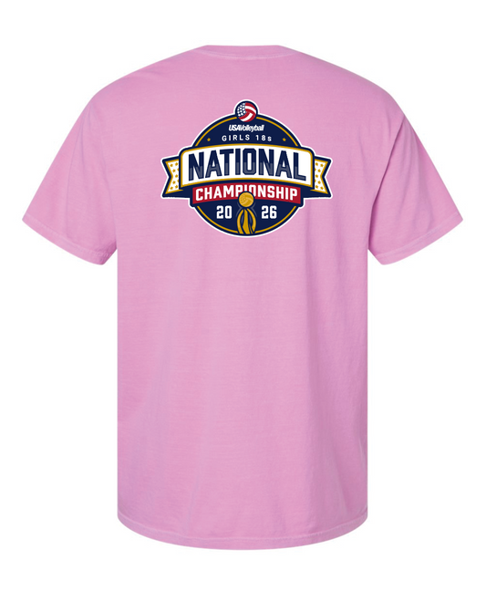 26 GJNC 18 Main Tee - Rose Quartz
