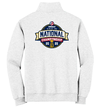 26 GJNC 18 Main 1/4 Zip - Ash Heather Grey